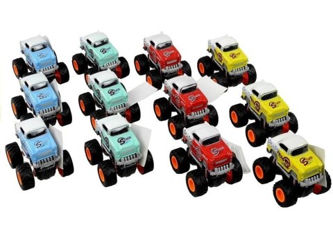 LEAN Toys Auto 4x4 Klasyczny Model Na Dużych Kołach 4 Kolory LEAN Toys Auto 4x4 Klasyczny Model Na Dużych Kołach 4 Kolory
