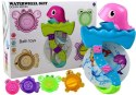 LEAN Toys Delfinek z Foremkami Morskimi Do Zabawy w Kąpieli
