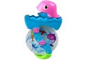LEAN Toys Delfinek z Foremkami Morskimi Do Zabawy w Kąpieli