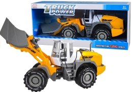 LEAN Toys Duży Spychacz Plastikowy z Napędem