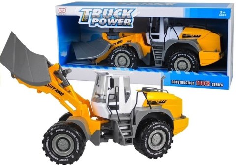 LEAN Toys Duży Spychacz Plastikowy z Napędem LEAN Toys Duży Spychacz Plastikowy z Napędem