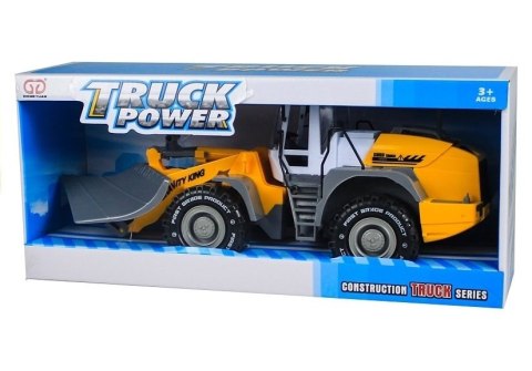 LEAN Toys Duży Spychacz Plastikowy z Napędem LEAN Toys Duży Spychacz Plastikowy z Napędem