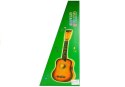 LEAN Toys Gitara Drewniana Klasyczna z Kostką Niebieska 60 cm