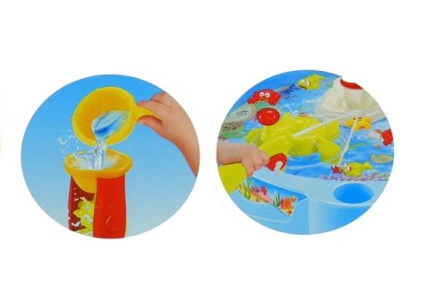LEAN Toys Gra Łowienie Rybek Stolik Wodny Gra Świeci 25 Elem LEAN Toys Gra Łowienie Rybek Stolik Wodny Gra Świeci 25 Elem