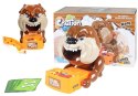 LEAN Toys Gra Zręcznościowa Zły Pies Na Baterie Buldog Brązowy