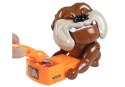 LEAN Toys Gra Zręcznościowa Zły Pies Na Baterie Buldog Brązowy