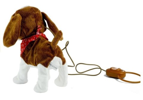 LEAN Toys Interaktywny Piesek na Smyczy Rusza Ogonem Śpiewa LEAN Toys Interaktywny Piesek na Smyczy Rusza Ogonem Śpiewa