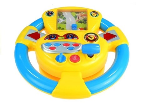 LEAN Toys Kierownica Interaktywna Dla Maluszka Dźwięki LEAN Toys Kierownica Interaktywna Dla Maluszka Dźwięki