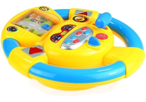 LEAN Toys Kierownica Interaktywna Dla Maluszka Dźwięki LEAN Toys Kierownica Interaktywna Dla Maluszka Dźwięki