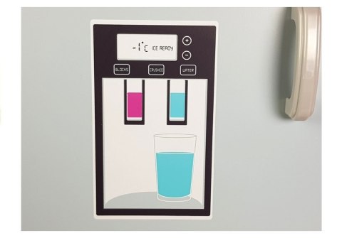 LEAN Toys Kuchnia Drewniana Jola Lodówka Mikrofalówka Otwierane Elementy LEAN Toys Kuchnia Drewniana Jola Lodówka Mikrofalówka Otwierane Elementy