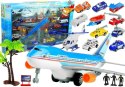 LEAN Toys Lotnisko Duży Zestaw 41 Elementów Samolot Autka