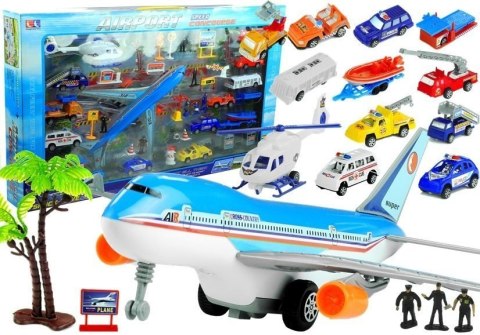 LEAN Toys Lotnisko Duży Zestaw 41 Elementów Samolot Autka LEAN Toys Lotnisko Duży Zestaw 41 Elementów Samolot Autka