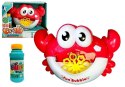 LEAN Toys Maszyna do Baniek Mydlanych Krab Czerwony
