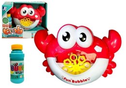 LEAN Toys Maszyna do Baniek Mydlanych Krab Czerwony