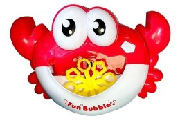 LEAN Toys Maszyna do Baniek Mydlanych Krab Czerwony