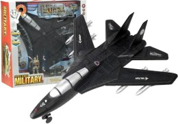 LEAN Toys Odrzutowiec Samolot Wojskowy Myśliwiec Świeci Gra