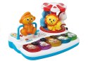 LEAN Toys Pianinko Ze Zwierzątkami + Karuzela Plac zabaw