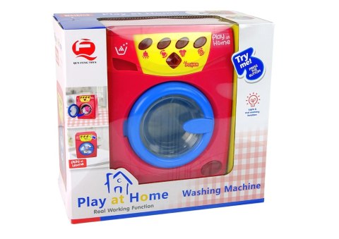 LEAN Toys Pralka na Baterie Otwierany Bęben z Wodą LEAN Toys Pralka na Baterie Otwierany Bęben z Wodą