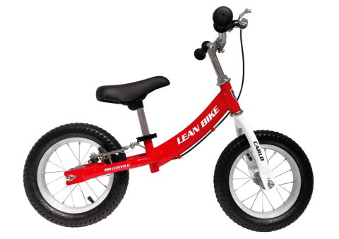 LEAN Toys Rower Biegowy CARLO Rowerek Do Odpychania Czerwony LEAN Toys Rower Biegowy CARLO Rowerek Do Odpychania Czerwony