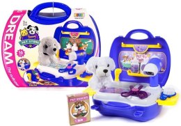 LEAN Toys Zestaw Fryzjerski Piesek w Walizce