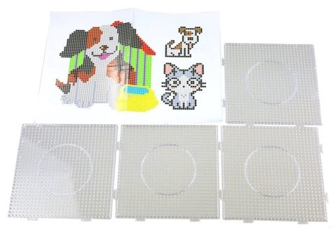 LEAN Toys Zestaw Koralików do Tworzenia Mozaiki Pies i Kot 6000el LEAN Toys Zestaw Koralików do Tworzenia Mozaiki Pies i Kot 6000el