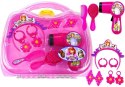 LEAN Toys Zestaw Księżniczki w Walizce Suszarka Kolczyki