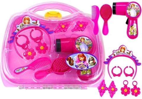 LEAN Toys Zestaw Księżniczki w Walizce Suszarka Kolczyki LEAN Toys Zestaw Księżniczki w Walizce Suszarka Kolczyki