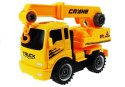 LEAN Toys Zestaw Pojazdów Do Rozkręcania Betoniarka Wywrotka