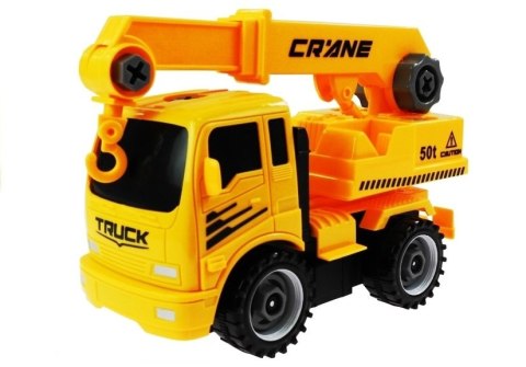 LEAN Toys Zestaw Pojazdów Do Rozkręcania Betoniarka Wywrotka LEAN Toys Zestaw Pojazdów Do Rozkręcania Betoniarka Wywrotka