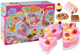 LEAN Toys Zestaw Przyjęcie Urodzinowe Tort Do Krojenia Deser