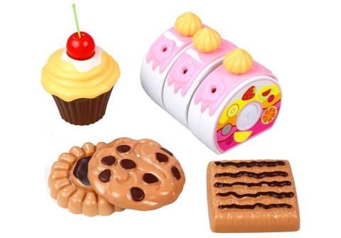 LEAN Toys Zestaw Przyjęcie Urodzinowe Tort Do Krojenia Deser LEAN Toys Zestaw Przyjęcie Urodzinowe Tort Do Krojenia Deser