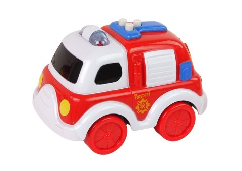 LEAN Toys Zestaw Straż Remiza Strażacka z Dźwiękiem LEAN Toys Zestaw Straż Remiza Strażacka z Dźwiękiem