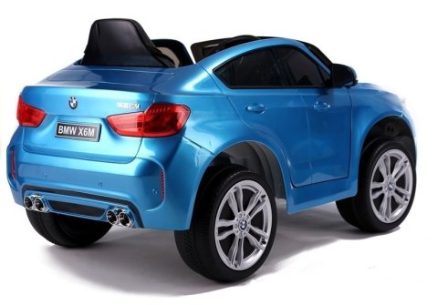LEAN CARS Auto na Akumulator BMW X6 Niebieskie Lakierowane LEAN CARS Auto na Akumulator BMW X6 Niebieskie Lakierowane
