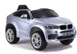 LEAN CARS Auto na Akumulator BMW X6 Srebrny Lakierowany