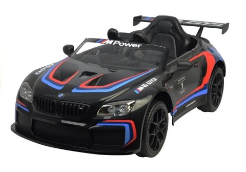 LEAN CARS Auto na Akumulator BMW M6 GT3 Czarny LEAN CARS Auto na Akumulator BMW M6 GT3 Czarny