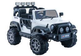 LEAN CARS Auto na Akumulator Jeep HP012 Białe