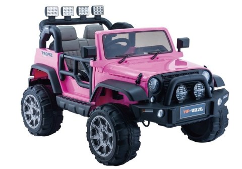 LEAN CARS Auto na Akumulator Jeep HP012 Różowe LEAN CARS Auto na Akumulator Jeep HP012 Różowe