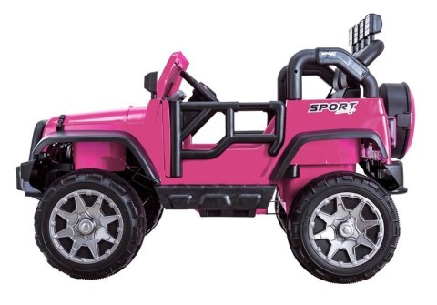 LEAN CARS Auto na Akumulator Jeep HP012 Różowe LEAN CARS Auto na Akumulator Jeep HP012 Różowe