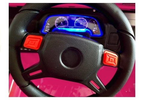 LEAN CARS Auto na Akumulator Jeep HP012 Różowe LEAN CARS Auto na Akumulator Jeep HP012 Różowe