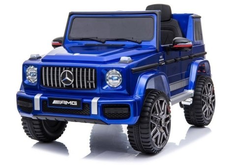 LEAN CARS Auto na Akumulator Mercedes G63 AMG Niebieski Lakierowany LEAN CARS Auto na Akumulator Mercedes G63 AMG Niebieski Lakierowany