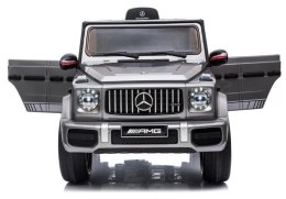 LEAN CARS Auto na Akumulator Mercedes G63 AMG Srebrny Lakierowany BBH-002