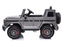 LEAN CARS Auto na Akumulator Mercedes G63 AMG Srebrny Lakierowany BBH-002