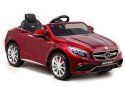 LEAN CARS Auto na Akumulator Mercedes S63 Czerwony Lakier