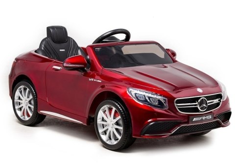 LEAN CARS Auto na Akumulator Mercedes S63 Czerwony Lakier LEAN CARS Auto na Akumulator Mercedes S63 Czerwony Lakier
