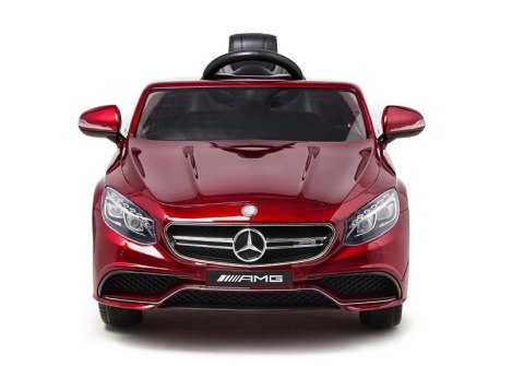 LEAN CARS Auto na Akumulator Mercedes S63 Czerwony Lakier LEAN CARS Auto na Akumulator Mercedes S63 Czerwony Lakier