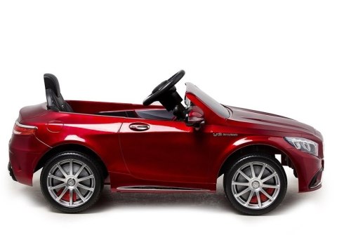 LEAN CARS Auto na Akumulator Mercedes S63 Czerwony Lakier LEAN CARS Auto na Akumulator Mercedes S63 Czerwony Lakier