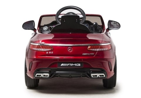 LEAN CARS Auto na Akumulator Mercedes S63 Czerwony Lakier LEAN CARS Auto na Akumulator Mercedes S63 Czerwony Lakier