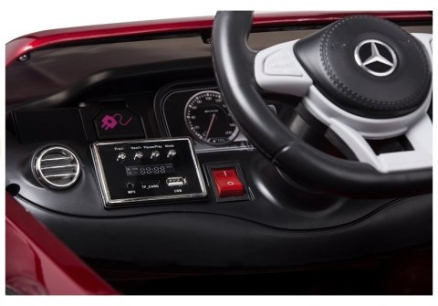 LEAN CARS Auto na Akumulator Mercedes S63 Czerwony Lakier LEAN CARS Auto na Akumulator Mercedes S63 Czerwony Lakier