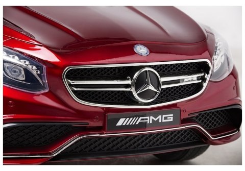 LEAN CARS Auto na Akumulator Mercedes S63 Czerwony Lakier LEAN CARS Auto na Akumulator Mercedes S63 Czerwony Lakier