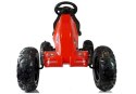 LEAN CARS Gokart na Pedały B012 Pompowane Koła Czerwony